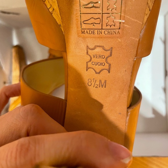 Marchez vous blue women heels size 8.5 - Picture 5 of 5